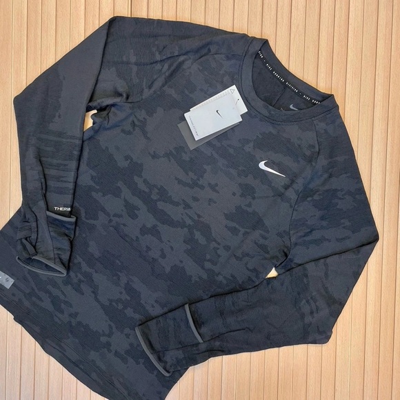 Nike Therma-FIT ADV Running Division Men's Long-Sleeve Running Top FB8538-010 S - Picture 4 of 10